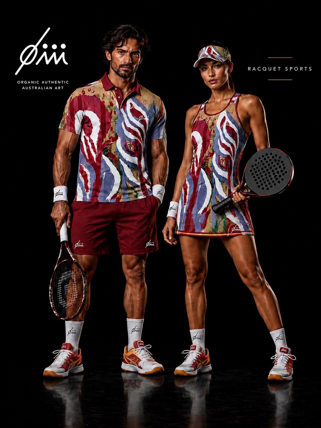 Crimson Flow racquet sports collection