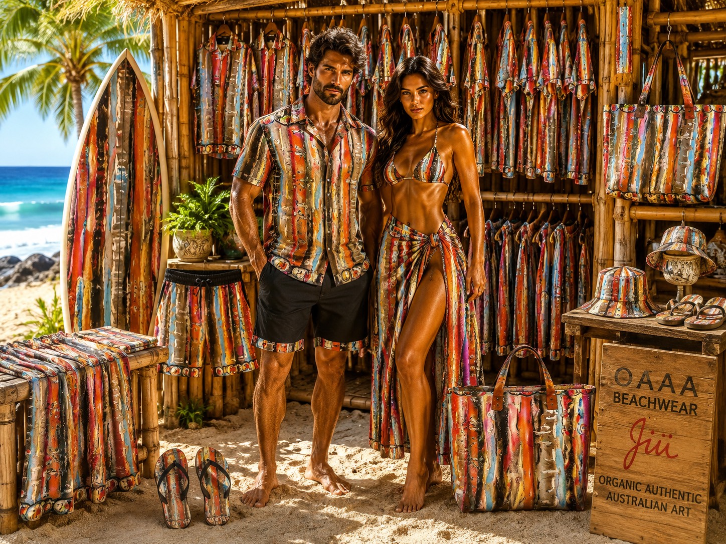 Into the Night beachwear