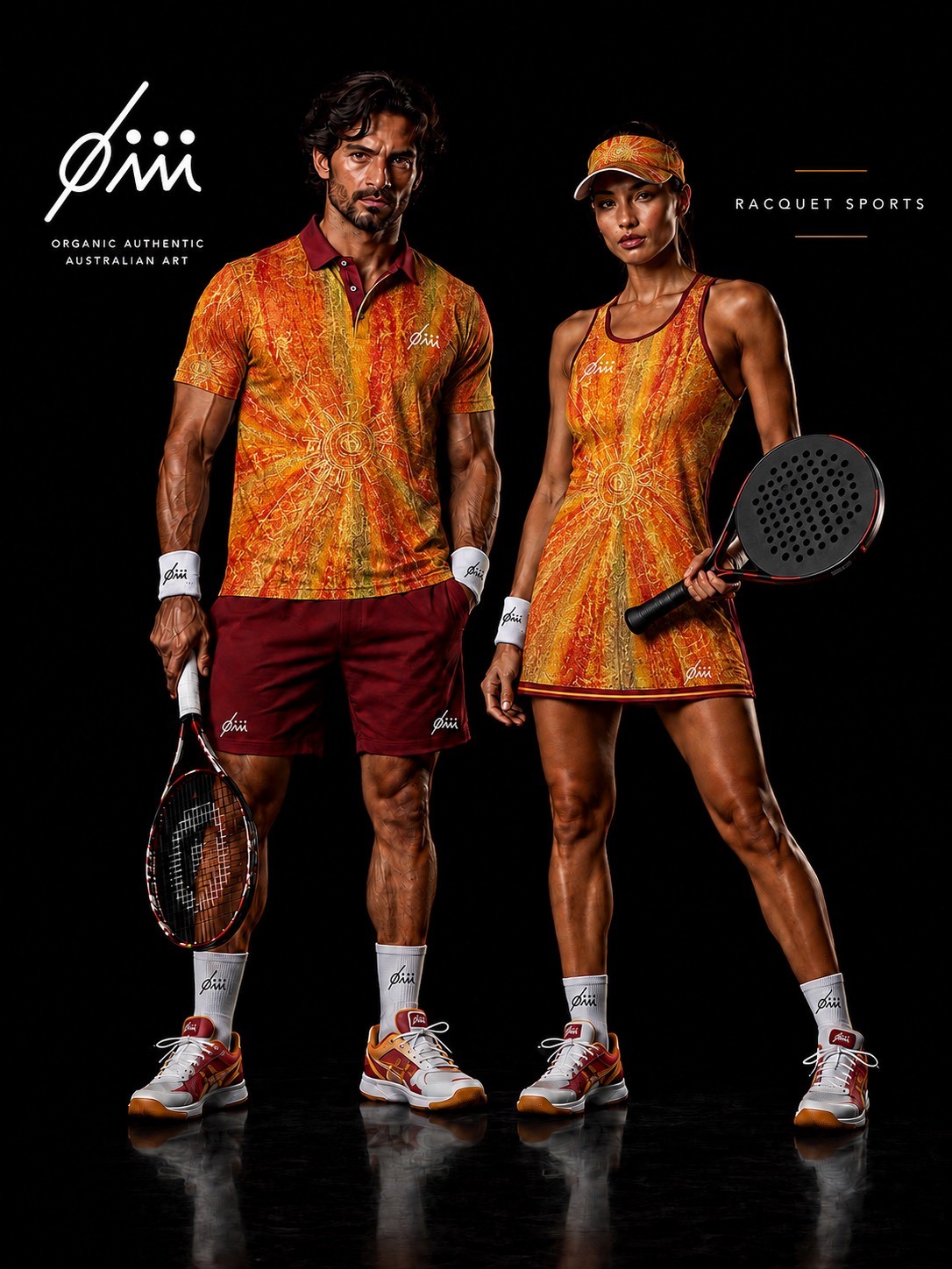 Sunburst racquet sports